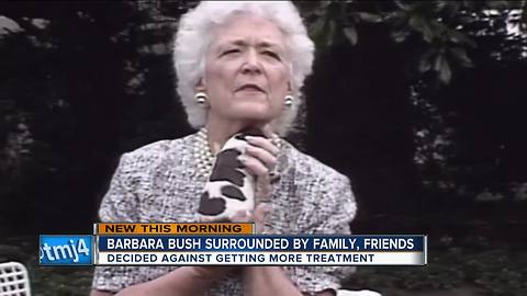 Barbara Bush in failing health