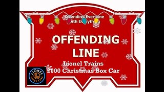 Lionel; 2000 Christmas Box Car