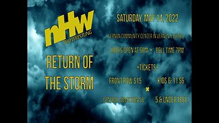 New Heights Wrestling Presents: Return of the Storm Ad