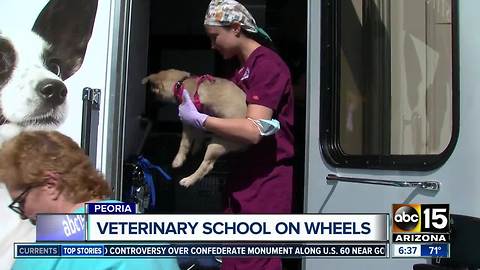 Midwestern University providing animal care across Arizona with mobile vet clinic