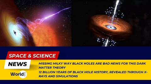 Missing Milky Way Black Holes Challenge Dark Matter Theory | 12 Billion Years of Black Hole History