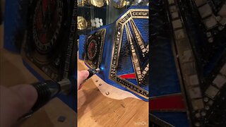 Let’s Make A Custom WWE Hardcore Title Part 2 #shorts