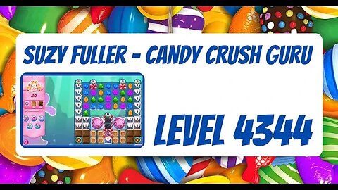 Candy Crush Level 4344 Talkthrough, 30 Moves 0 Boosters