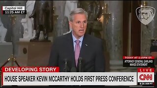 CNN Cuts Away From Speaker McCarthy's First Weekly Presser as He Blasts Media Hypocrisy