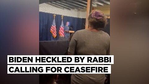 Rabbi Heckles Biden At Election Fundraiser, Demands “Ceasefire” In Gaza, Biden Says “Need A Pause”