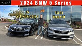 2024 BMW 5 Series - Electric vs Hybrid. i5 compared to 530i mild hybrid