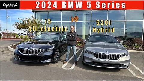 2024 BMW 5 Series - Electric vs Hybrid. i5 compared to 530i mild hybrid