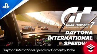 Gran Turismo 7 - Daytona International Speedway Gameplay Video | PS5, PS4