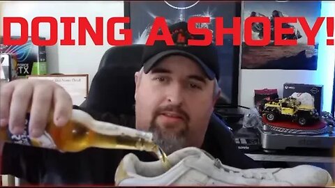 First ever SHOEY during my huge Twitch & Kick stream over the weekend. (What is a Shoey? Link Down)