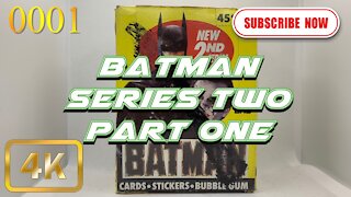 the[CARD]curator [0001] 'Batman' (1989) Series Two - Trading Cards [1 of 6] [#batman]