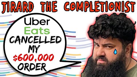 Jirard The Completionist Depressed After Cancelled $600,000 Uber Eats Charity Order - 5lotham