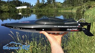 Pond Racing With Two FeiLun FT011 Racing Boats, A Pro Boat Blackjack 24, & A Skytech H100 RC Boat