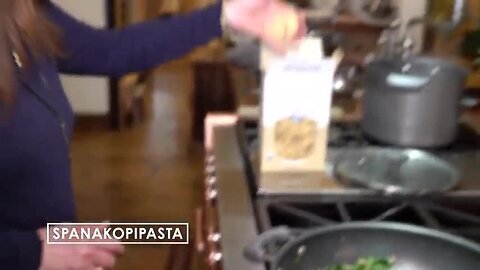 Rach's Pasta Twist on the Greek Spinach Pie Spanakopita