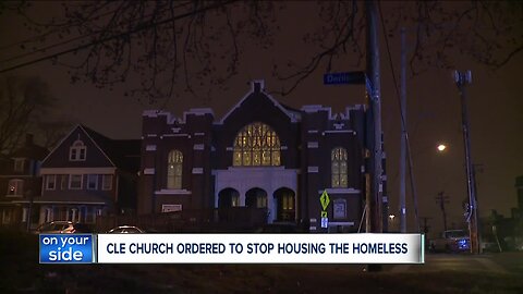 Cleveland served a local church a 'cease use' letter over code violations as winter nears