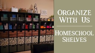 Homeschool Room Organization | Large Family Style