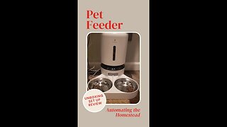 Unboxing Set Up and Review of The Dual WiFi Pet Libro Auto Feeder