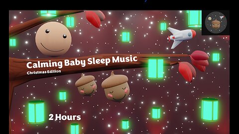 Baby Sleep Music - Lullaby Sensory Video - Christmas Edition - 2hrs