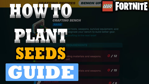 How To Plant Seeds In LEGO Fortnite