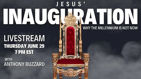 Jesus' Inauguration (Why the Millennium is Not Now)