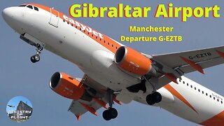 G-EZTB Departing Gibraltar 28 February 2023