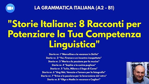"Storie Italiane: 8 Racconti per Potenziare la Tua Competenza Linguistica"