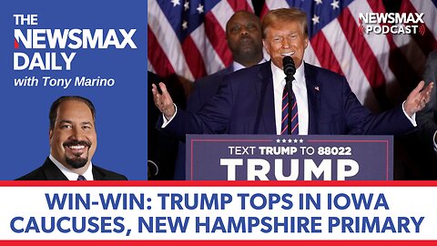 The NEWSMAX Daily (01/24/24) | Trump takes New Hampshire