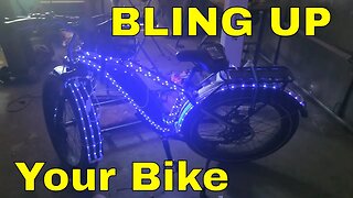 HOW I Install bike lighting - LED Frame lighting