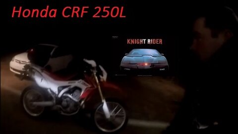 Quick ride on the Honda CRF 250L NightRider edition