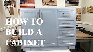 How to Build Cabinets/ Bath Vanity