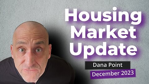 days on market DOWN 📈 | December 2023 Dana Point Market Update