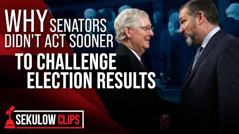 Why Senators Didn't Act Sooner to Challenge Election Results