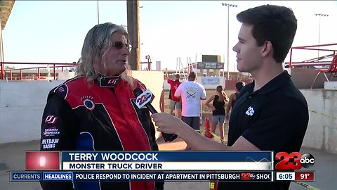 Interview with monster truck driver Terry Woodcock