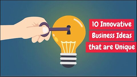 10 Innovative Business Ideas that are Unique