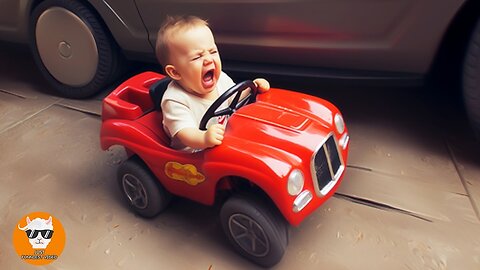 Funny Babies Have Troubles with Cars __ Just Funniest