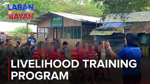 Mga dating CTG sa Talaingod, Davao del Norte, sumailalim sa Livelihood Training Program