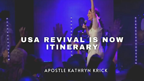 USA REVIVAL IS NOW ITINERARY