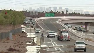 Storms wind down around Las Vegas valley