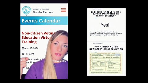 🚨 ALERT! Washington, DC: Illegal Alien Voting TRAINING