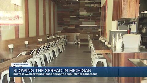 Doctors warn opening indoor dining too soon may be dangerous