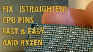 FIX (STRAIGHTEN) CPU PINS FAST & EASY | AMD RYZEN #shorts