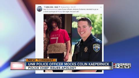 Reno police officer dresses up as Colin Kaepernick