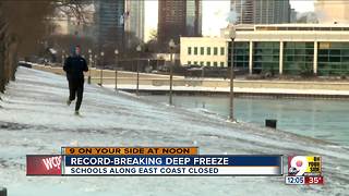 Record-breaking deep freeze