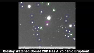 Closley Watched Comet 29P Has A Volcanic Eruption!