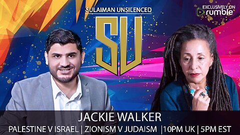 PALESTINE V ISRAEL - ZIONISM V JUDAISM w/ JACKIE WALKER