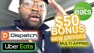 DISPATCH BONUS MONEY! UBEREATS I MADE ____? MULTI APPING | FULL TIME DRIVER | DAILY EARNINGS REVIEW