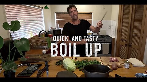 Easy healthy tasty boil up with Josh James New Zealand traditional cooking
