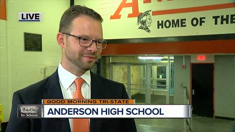 New Anderson High School principal Rob Fellows talks on GMTS