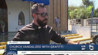 Catholic churches vandalized with graffiti in El Cajon