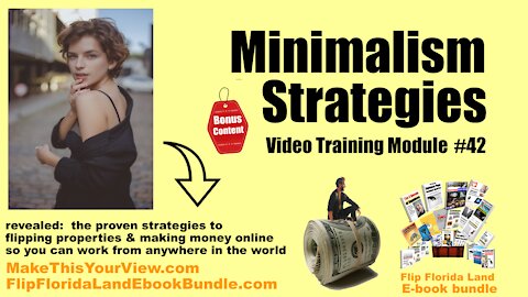 Video Training Module #42 - Minimalism Strategies