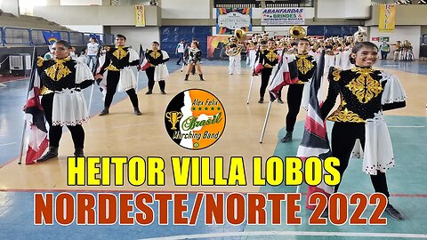 CORPO COREOGRÁFICO 2022 - BANDA MARCIAL HEITOR VILLA LOBOS 2022 NA COPA NORDESTE NORTE DE BANDAS E F